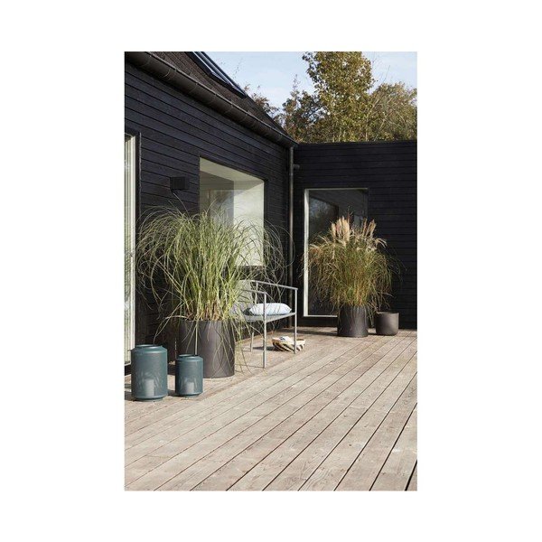 Sada 2 tmavě zelených železných luceren Hübsch Fento-image-1