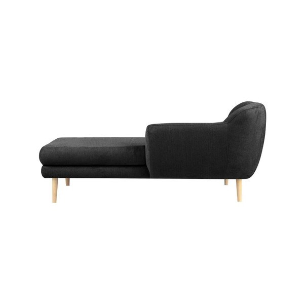 Tmavě šedá lenoška Mazzini Sofas Sardaigne-image-3