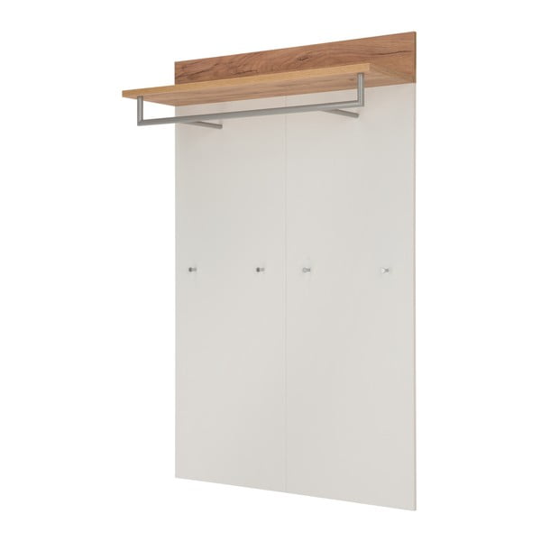 Věšákový panel v dekoru dubu v bílo-přírodní barvě Topix – Germania-image-2