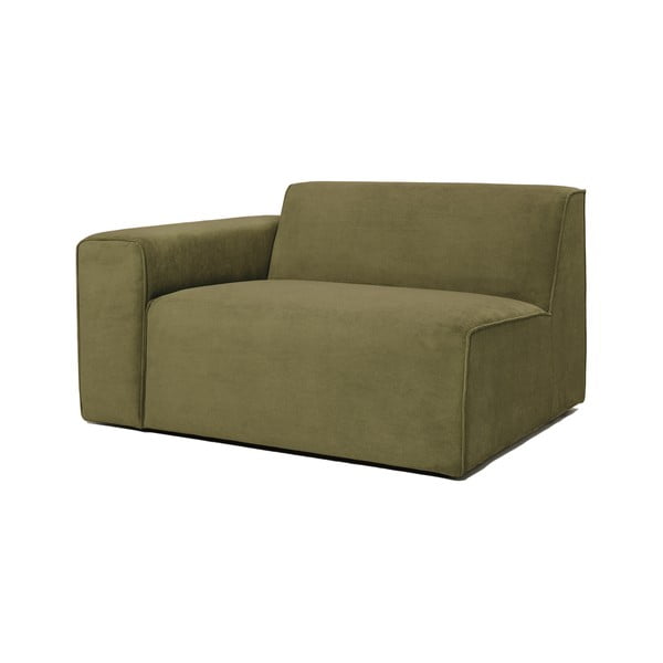 Zelený manšestrový modul pohovky (levý roh) Sting - Scandic-image-2