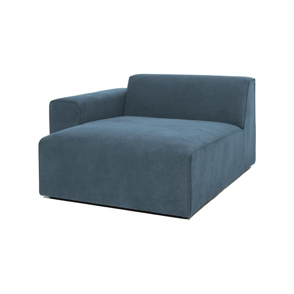 Modrý manšestrový modul pohovky (levý roh) Sting – Scandic-image-1