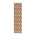 Běhoun v oranžovo-přírodní barvě 60x230 cm Riley Block Geo – Flair Rugs