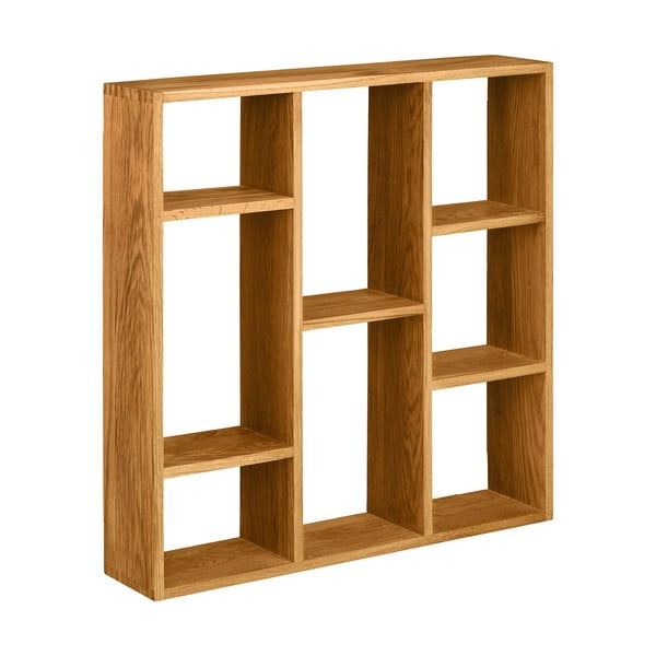 Patrová police z dubového dřeva v přírodní barvě 15 cm Townsville – House Nordic-image-2