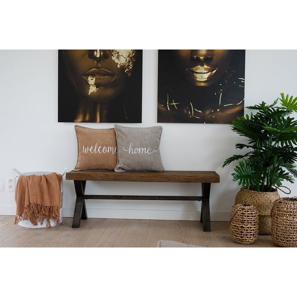 Hnědý dekorativní polštář Tiseco Home Studio Damian W, 45 x 45 cm-image-1