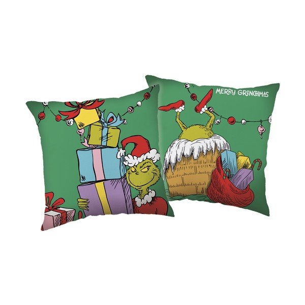 Dětský polštářek 40x40 cm Grinch – Jerry Fabrics