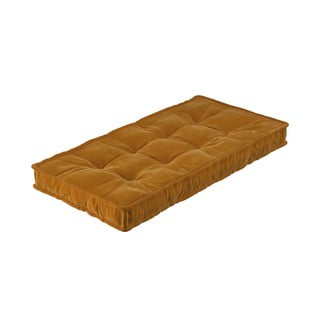 Hořčicově žlutá dětská matrace 60x120 cm Posh Velvet - Yellow Tipi
