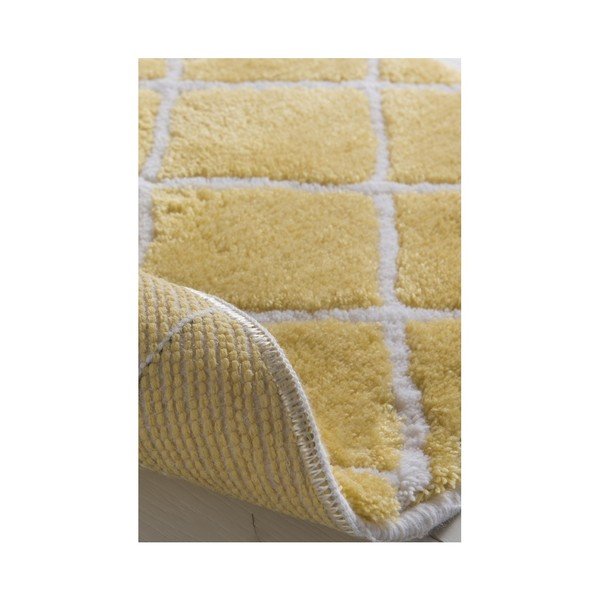 Žlutá koupelnová předložka Russmo Ananas, 100 x 60 cm-image-1