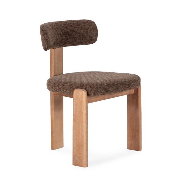 Hnědé čalouněné jídelní židle v sadě 2 ks Nadia – MOME-image-3