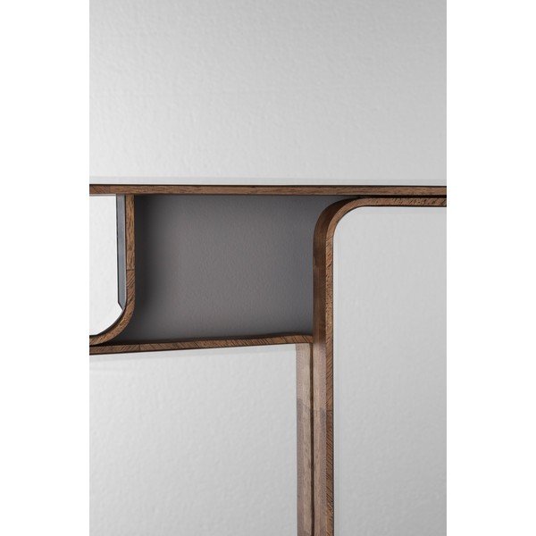 Nástěnné zrcadlo s dřevěným rámem 120x70 cm Cordelia – Dutchbone-image-3