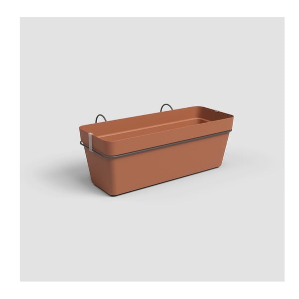 Závěsný samozavlažovací truhlík z recyklovaného plastu 50 cm Capri – Artevasi-image-1