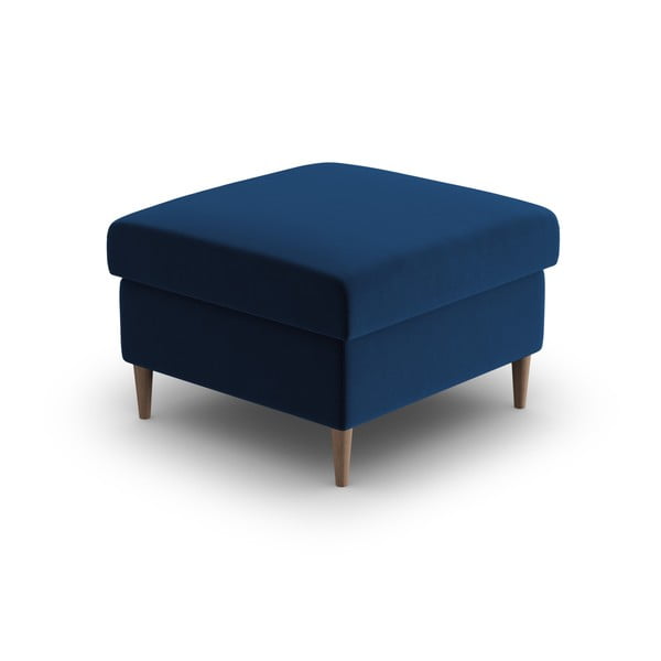 Modrá sametová podnožka Kyoto – Cosmopolitan Design-image-2