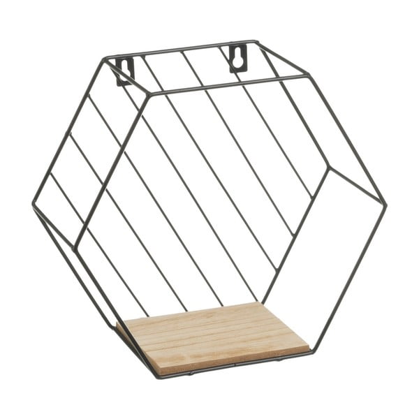 Černé/v přírodní barvě police v sadě 3 ks 31 cm – Casa Selección-image-1