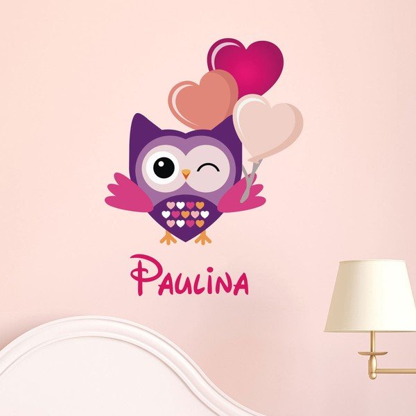 Nástěnná samolepka se jménem Ambiance Festive Owl-image-1