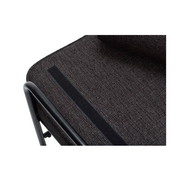 Hnědá lenoška s polštářem Hübsch Pipe-image-3