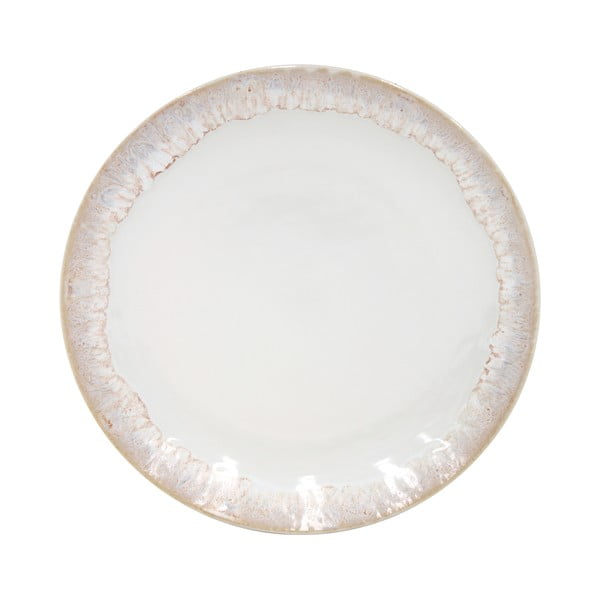 Bílý dezertní talíř z kameniny Casafina Taormina, ⌀ 22 cm