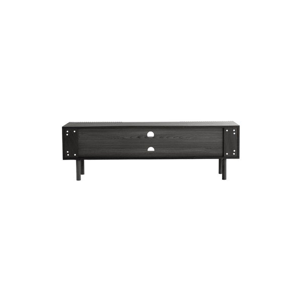 Černý TV stolek v dekoru jasanu 160x50x43 cm Sion – Jotex-image-3