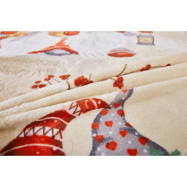 Světle hnědé povlečení na jednolůžko z mikroplyše 140x200 cm Goblin – My House-image-3