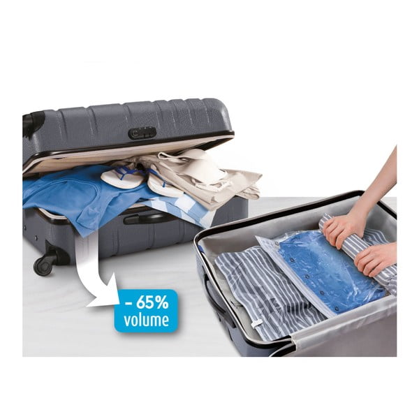 Sada 3 cestovních vakuových pytlů Domopak Travel-image-1