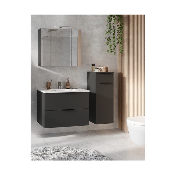 Antracitová koupelnová sestava Crandon – Germania-image-1
