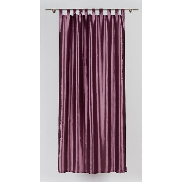 Tmavě fialový závěs 140x245 cm Royal Taffeta – Mendola Fabrics-image-1