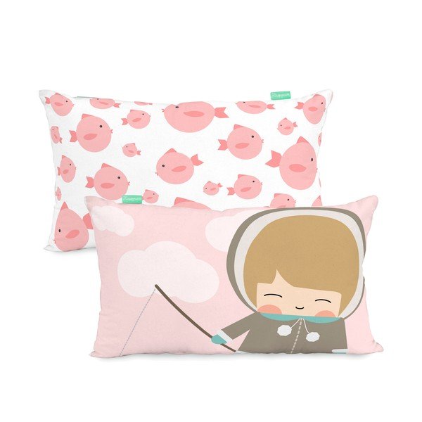 Povlak na polštář z čisté bavlny Happynois Skymo Day, 50 x 30 cm-image-3