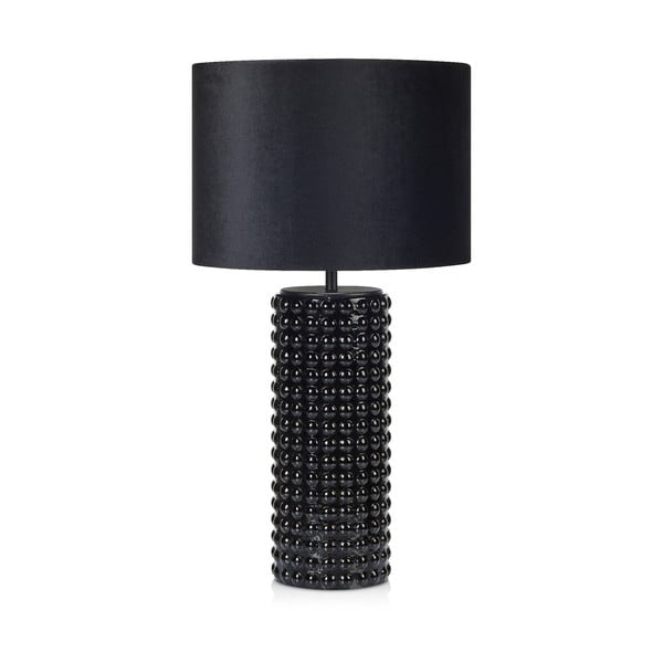 Černá stolní lampa Markslöjd Proud, ø 34 cm