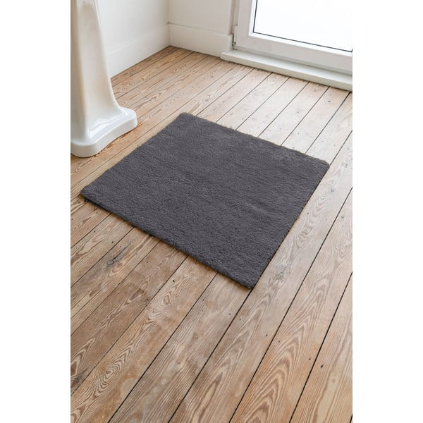 Šedá bavlněná koupelnová předložka Tiseco Home Studio Luca, 60 x 60 cm-image-1