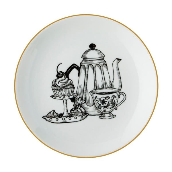 Porcelánový talíř Vivas Tea Time, Ø 23 cm