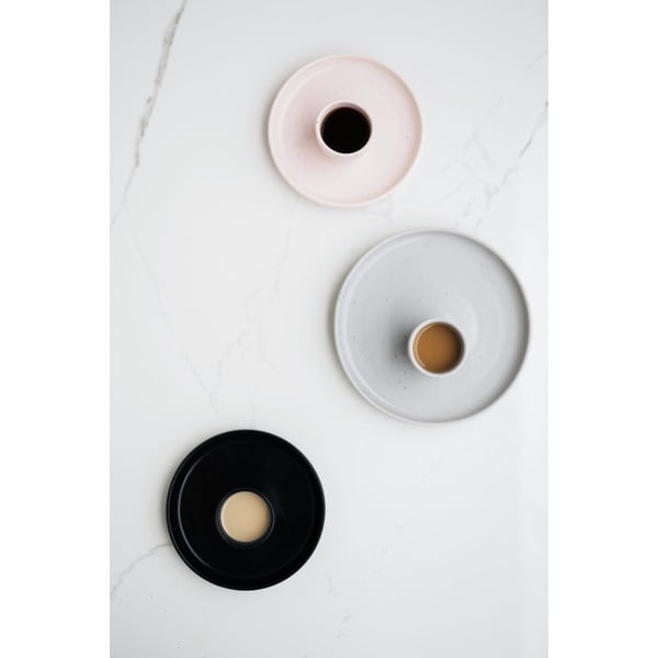 Světle růžový kameninový dezertní talíř ÅOOMI Dust, ø 17 cm-image-1