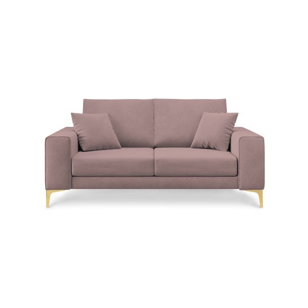 Pudrově růžová pohovka Cosmopolitan Design Basel, 174 cm
