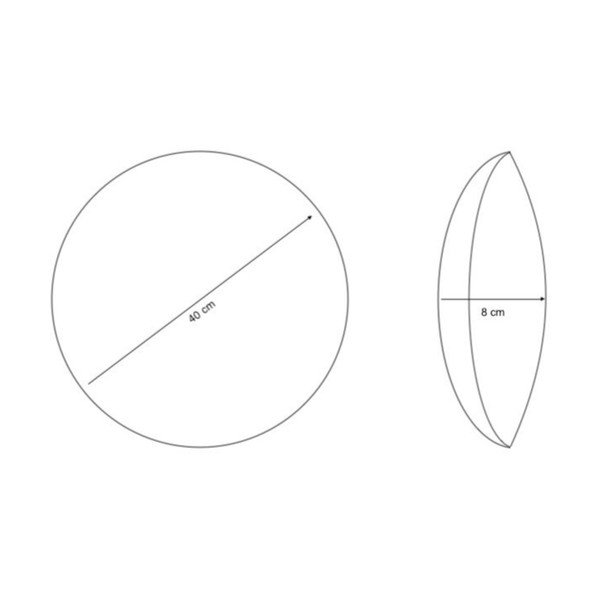 Dekorační polštář s beránkem ø 40 cm Sherpa – Casa Selección-image-2