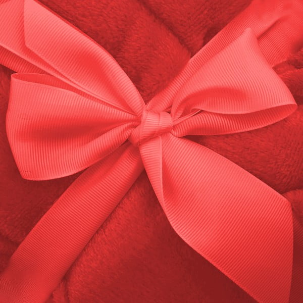 Červený unisex župan z mikrovlákna DecoKing Robby, velikost M-image-4