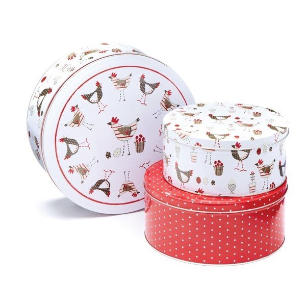 Sada 3 dóz na cukroví Cooksmart England Chicken