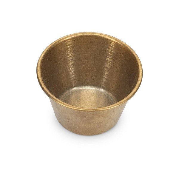Kovová servírovací miska ve zlaté barvě 110 ml Serve – BonBistro-image-1