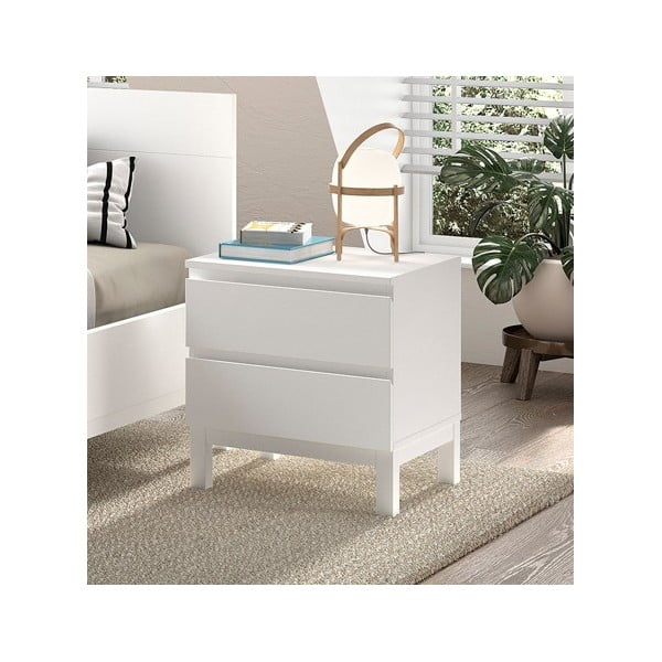 Bílý dětský noční stolek Eva – Vipack-image-1