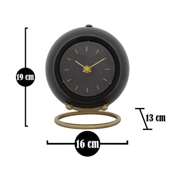 Černé stolní hodiny Mauro Ferretti Ball-image-2