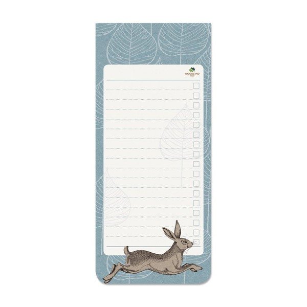 Poznámkový bloček s magnetem Go Stationery Woodland Hare To Do-image-1