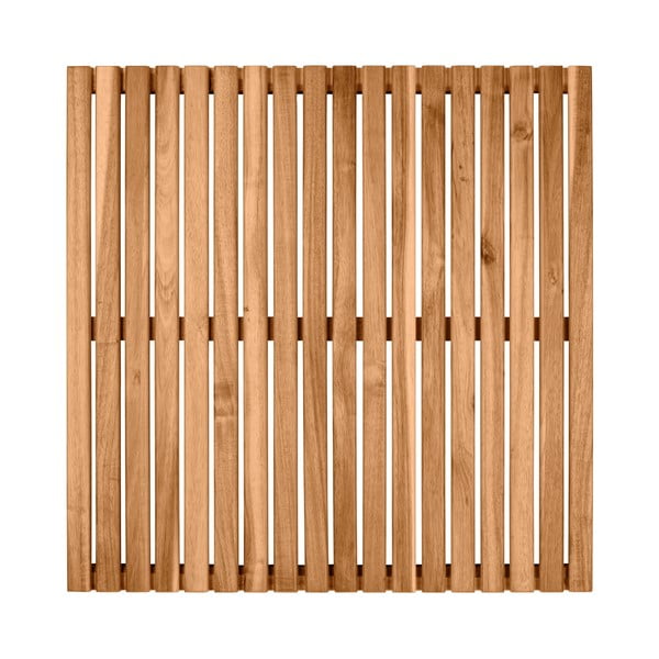 Koupelnová podložka z akátového dřeva Wenko, 55 x 55 cm
