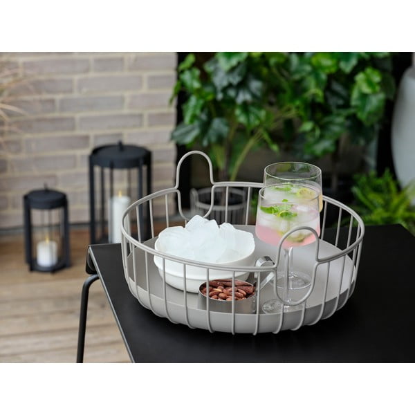 Drátěný kovový košík ø 38x18 cm Inu – Zone-image-1