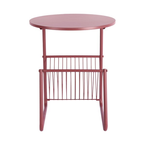 Kovový kulatý odkládací stolek ø 40 cm Riqueza Revista – Leitmotiv-image-4