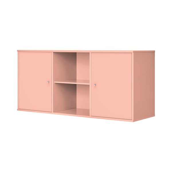 Růžová závěsná komoda 133x61x42 cm Mistral – Hammel Furniture-image-3