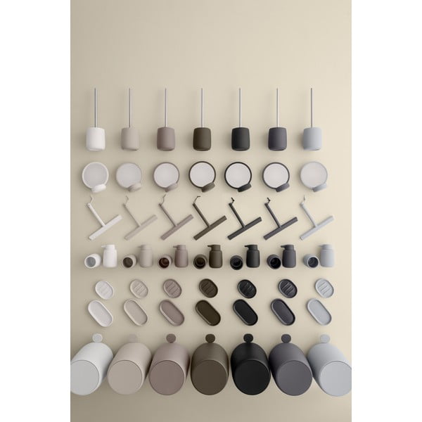 Bílý keramický kelímek na zubní kartáčky Blomus, objem 0,3 l-image-1