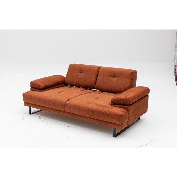 Oranžová pohovka 199 cm Mustang – Balcab Home-image-3