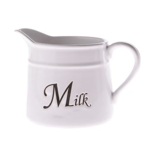 Bílá keramická mléčenka Dakls, 460 ml