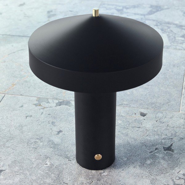 Černá kovová stolní lampa (výška 41 cm) Hatto – OYOY Living Design-image-1
