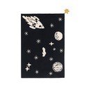 Černý pratelný ručně tkaný dětský koberec s příměsí bavlny 140x200 cm Alfombra Lavable Universe – Lorena Canals
