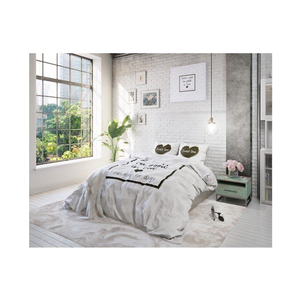 Povlečení z mikroperkálu Sleeptime In Bed, 200 x 220 cm-image-3