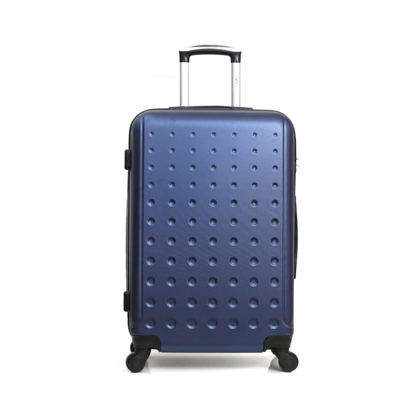 Modrý cestovní kufr na kolečkách Hero Taurus, 96 l