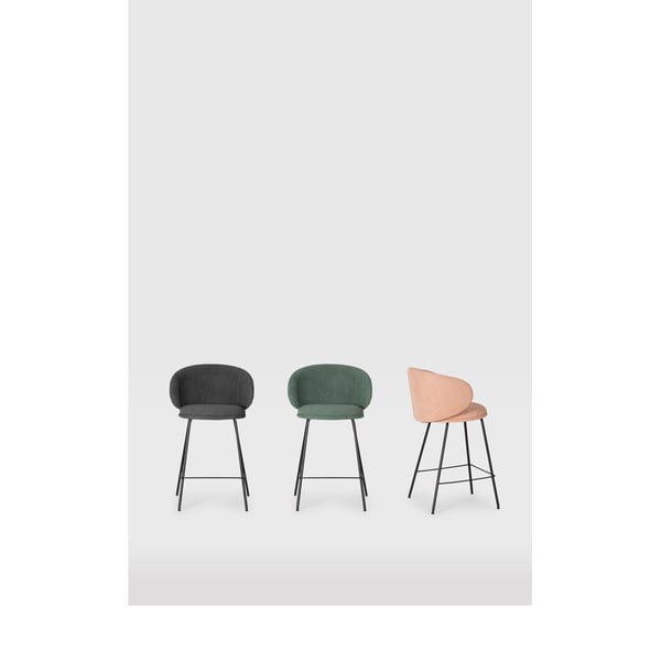 Zelené barové židle v sadě 2 ks (výška sedáku 65 cm) Rush – Marckeric-image-1
