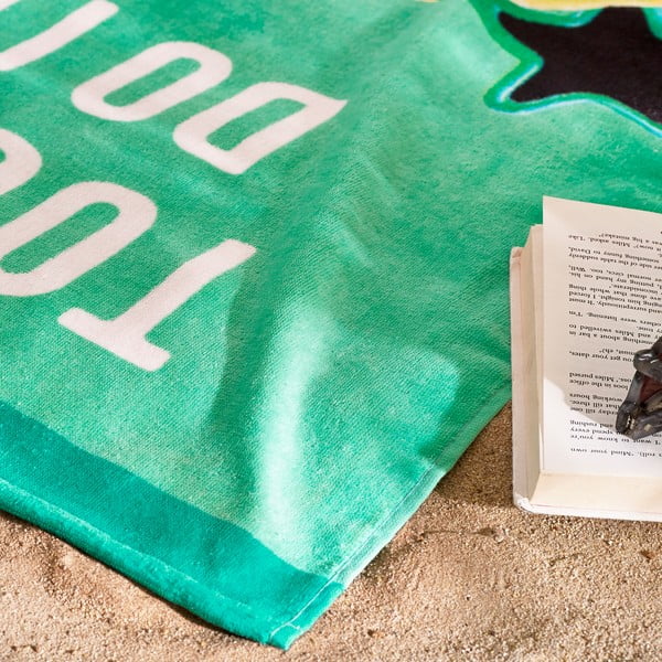 Zelená bavlněná plážová osuška 76x160 cm Toucan Do It – Catherine Lansfield-image-2